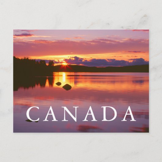 Zonsondergang over Alexander Bay Briefkaart (Voorkant)