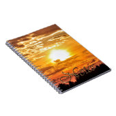 Zonsondergang over Bomen Natuur Fotografie Notitieboek (Rechterzijde)