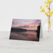 Zonsondergang over Cazenovia Lake Kaart (Gele Bloem)