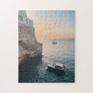 Zonsondergang over Cliffside in Polignano a Mare,  Legpuzzel