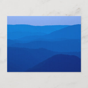 Zonsondergang over de Allegheny Mountains, West Vi Briefkaart