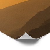 Zonsondergang over de Allegheny Mountains, West Vi Poster (Hoek)