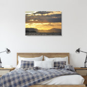 Zonsondergang over de baai van Ketchikan Canvas Afdruk (Insitu (Slaapkamer))