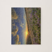 Zonsondergang over de Bitterroot Mountains en uitg Legpuzzel (Verticaal)