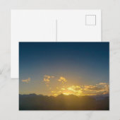 Zonsondergang over de Crazy Mountains, Montana Briefkaart (Voorkant / Achterkant)