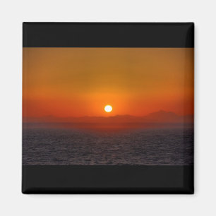 Zonsondergang over de Egyptische bergen Magneet