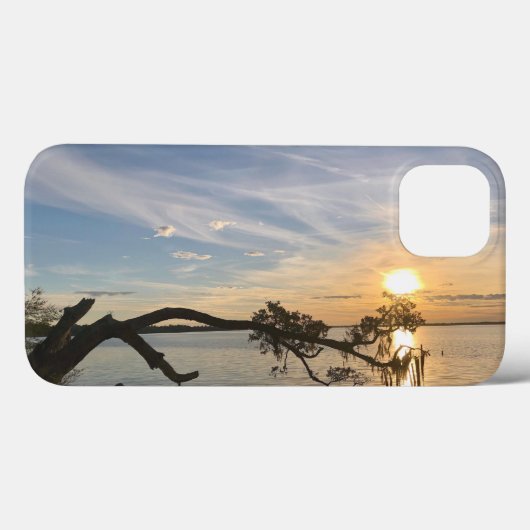 Zonsondergang over de iPhone-hoesjes van East Bay Case-Mate iPhone Case (Achterkant (horizontaal))