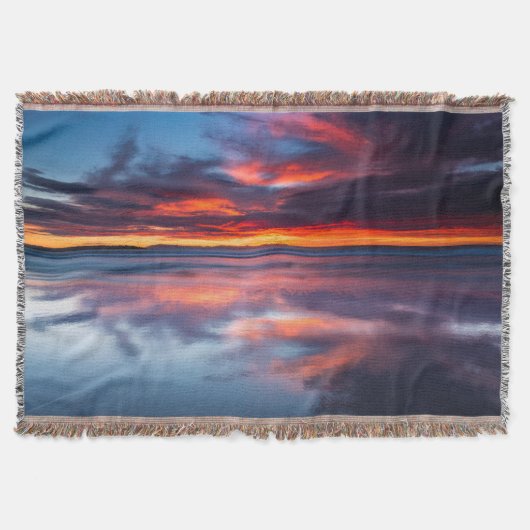 Zonsondergang over de Kanaaleilanden, CA Deken (Voorkant)