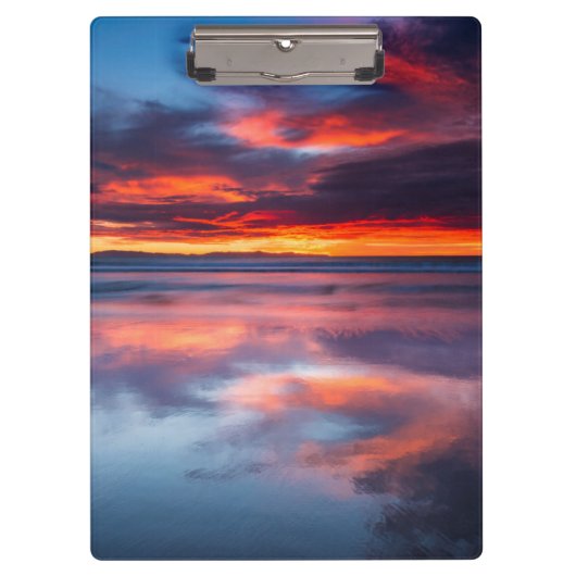 Zonsondergang over de Kanaaleilanden, CA Klembord (Voorkant)