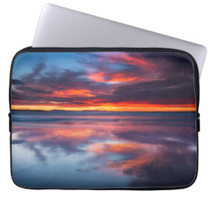 Zonsondergang over de Kanaaleilanden, CA Laptop Sleeve