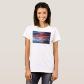 Zonsondergang over de Kanaaleilanden, CA T-shirt (Voorkant volledig)
