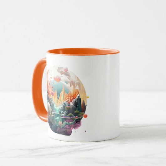 Zonsondergang over de Lake Mok (Voorkant links)