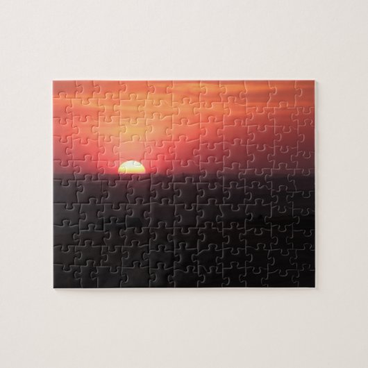 Zonsondergang over de Palouse Legpuzzel (Horizontaal)