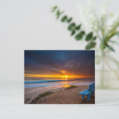 Zonsondergang over de Stille Oceaan Briefkaart (Staand voorkant)