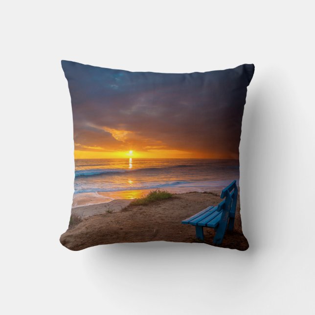 Zonsondergang over de Stille Oceaan Kussen (Voorkant)