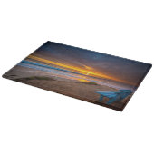 Zonsondergang over de Stille Oceaan Snijplank (Hoek)