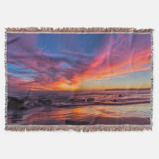 Zonsondergang over de Stille Oceaan vanuit Coronad Deken (Voorkant)