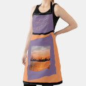 Zonsondergang over een kuststad - Art Apron Schort (Insitu)