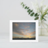 Zonsondergang over het Briefkaart Medellín (Staand voorkant)