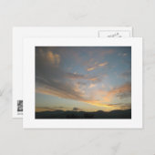 Zonsondergang over het Briefkaart Medellín (Voorkant / Achterkant)