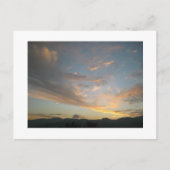 Zonsondergang over het Briefkaart Medellín (Voorkant)