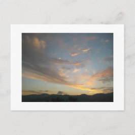 Zonsondergang over het Briefkaart Medellín