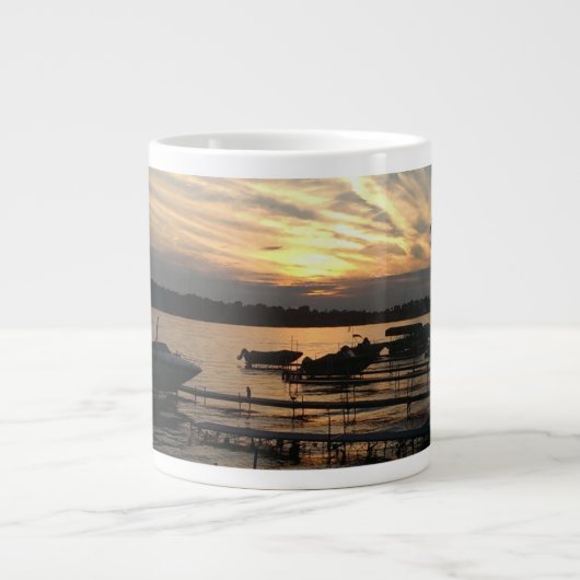 Zonsondergang over het meer - Mok (Voorkant)