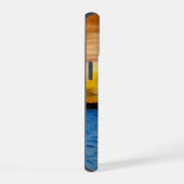 Zonsondergang over het water iPhone 15 case (Rechterkant)