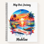 Zonsondergang over het wildlandschap van Florida Notitieboek (Voorkant)