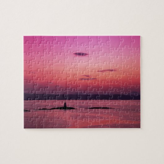 Zonsondergang over Isle of Skye, vanuit Mallaig, Legpuzzel (Horizontaal)