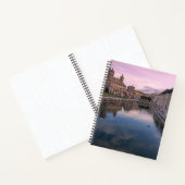 Zonsondergang over klein kanaal in Cospicua, Malta Notitieboek (Binnen)