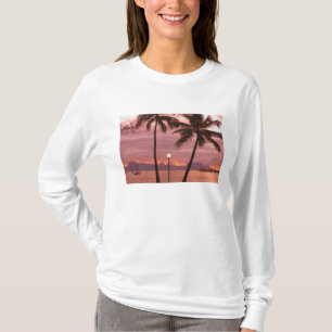 Zonsondergang over Moorea vanuit Sofitel Maeva Bea T-shirt