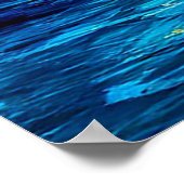 Zonsondergang over Mountain River Valley Poster (Hoek)