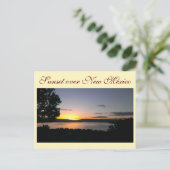 Zonsondergang over New Mexico Briefkaart (Staand voorkant)