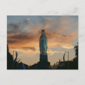 Zonsondergang over Onze Lieve Vrouw van Lourdes, F Briefkaart (Voorkant)