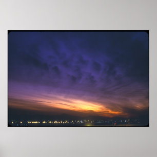 Zonsondergang over Phoenix Poster