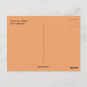 Zonsondergang over Praag Tsjechië Briefkaart (Achterkant)