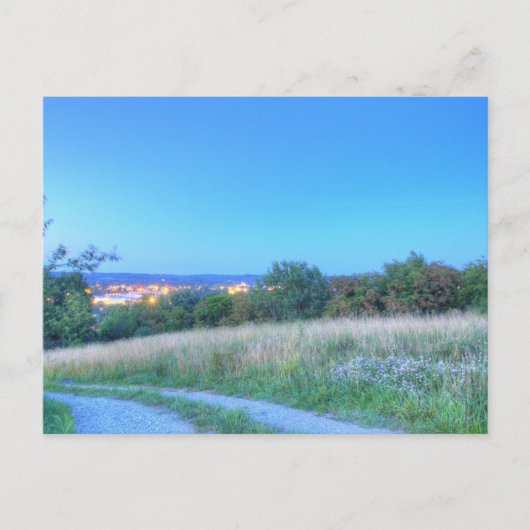 Zonsondergang over Red Hill, Dover, Ohio Briefkaart (Voorkant)