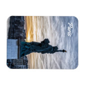 Zonsondergang over replica van het Liberty-beeld i Magneet (Horizontaal)
