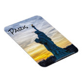 Zonsondergang over replica van het vrijheidsbeeld  magneet (Rechterzijde)