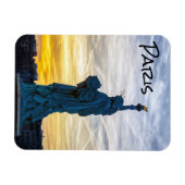 Zonsondergang over replica van het vrijheidsbeeld  magneet (Horizontaal)