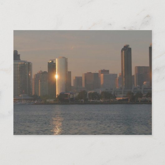 Zonsondergang over San Diego Briefkaart (Voorkant)