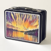 Zonsondergang over Slatine Kroatië Seaside Art (Achterkant)