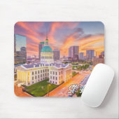 Zonsondergang over St. Louis, Missouri, VS Muismat (Met muis)
