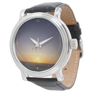 Zonsondergang over Sussex Horloge