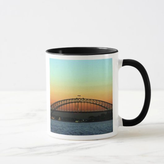 Zonsondergang over Sydney Harbour Bridge, Australi Mok (Rechts)
