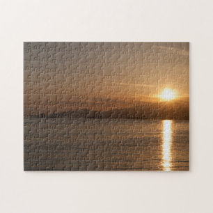 Zonsondergang over Vancouver Bay - Canada Legpuzzel