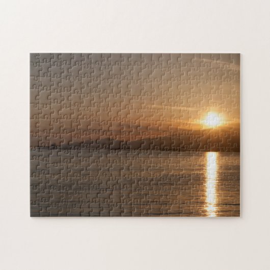 Zonsondergang over Vancouver Bay - Canada Legpuzzel (Horizontaal)