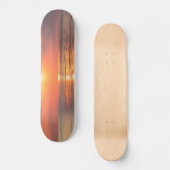 zonsondergang over water persoonlijk skateboard (Voorkant)