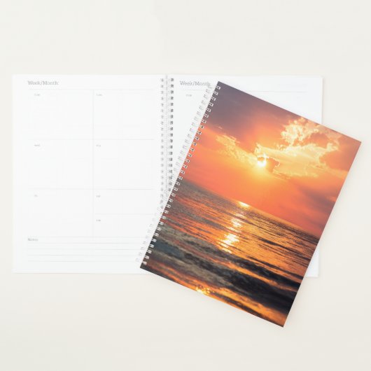 zonsondergang over water planner (Display)